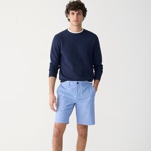 J. Crew 9" Stretch Chino Short  Baby Blue Sz 35